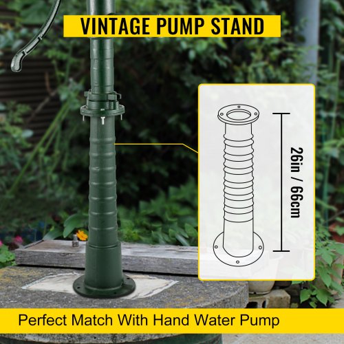 Antique Hand Water Pump Stand Pitcher Pump Stand Cast Iron Well Pump Stand