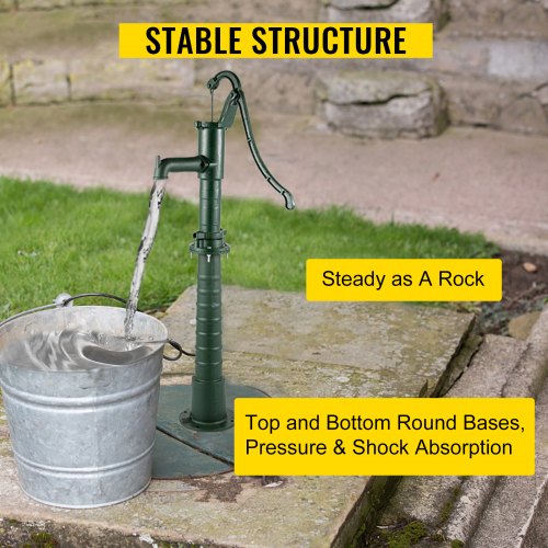 Antique Hand Water Pump Stand Pitcher Pump Stand Cast Iron Well Pump Stand