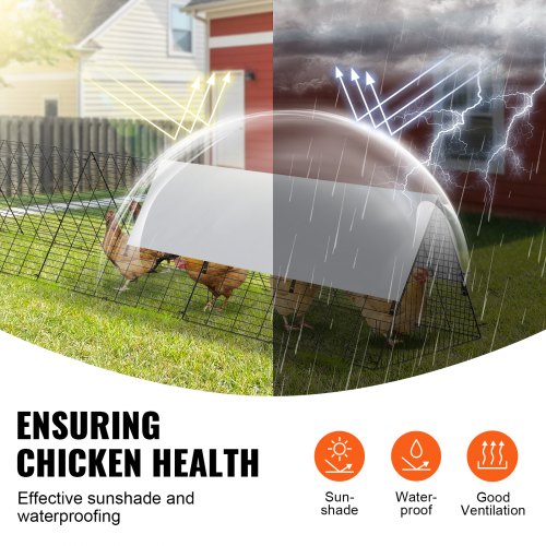 Chicken Tunnels 287 x 787 x 242 inchLxWxH Chicken Tunnels for Yard
