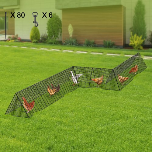 Chicken Tunnels 287 x 787 x 242 inchLxWxH Chicken Tunnels for Yard