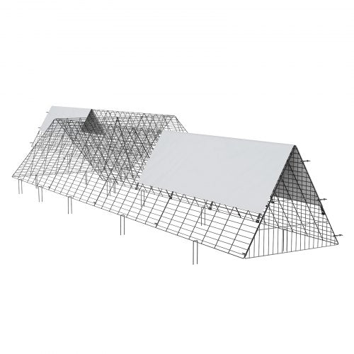 Chicken Tunnels 287 x 787 x 242 inchLxWxH Chicken Tunnels for Yard