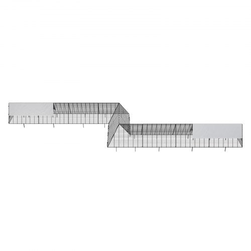 Chicken Tunnels 287 x 787 x 242 inchLxWxH Chicken Tunnels for Yard