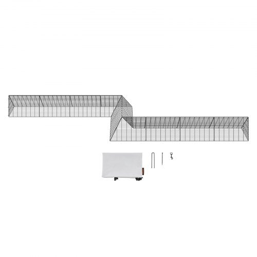 Chicken Tunnels 287 x 787 x 242 inchLxWxH Chicken Tunnels for Yard