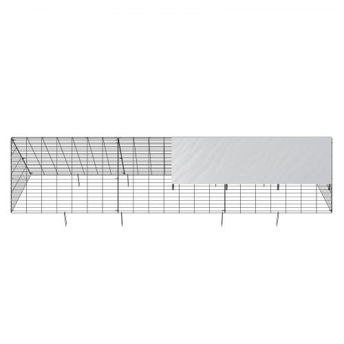 Chicken Tunnels 1181 x 28 x 24.2 inch LxWxH Chicken Tunnels for Yard