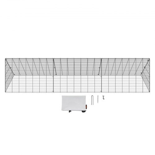 Chicken Tunnels 1181 x 28 x 24.2 inch LxWxH Chicken Tunnels for Yard