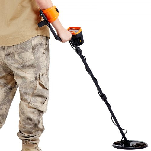 Metal Detector for Adults Kids 10 Inch Waterproof Search Coil with LCD