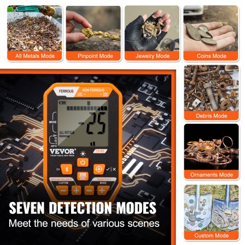 Waterproof Metal Detector 12 Coil Professional Rechargeable Gold