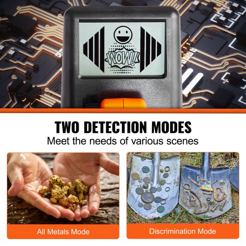 Metal Detector for Kids 6 Inch 2537 Adjustable Gold Detector IP68