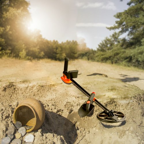 Metal Detector for Kids 6 Inch 2537 Adjustable Gold Detector IP68