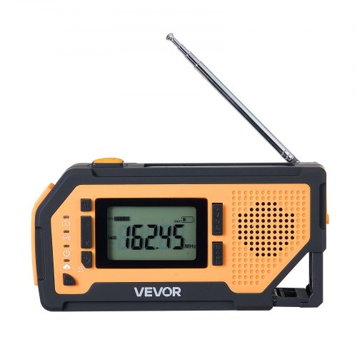 Emergency Weather Radio 2000mAh Battery FMAMWBNOAA Alert Solar Hand