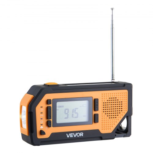Emergency Weather Radio 2000mAh Battery FMAMWBNOAA Alert Solar Hand