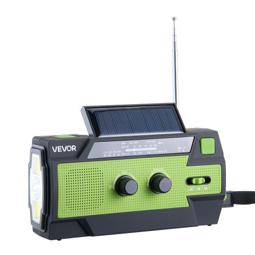 Emergency Weather Radio 4000mAh Battery FMAMWBNOAA Alert Solar Hand