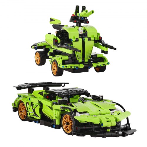 STEM Building Toys for Kids 2in1 461 PCS Blocks Remote Control Car