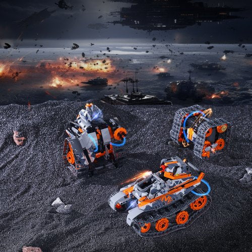 STEM Building Toys for Kids 5in1 554 PCS Remote Control Car Building