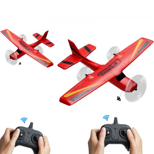 RC Plane 24GHZ 2 Channel Remote Control Airplane with 6Axis Gyro