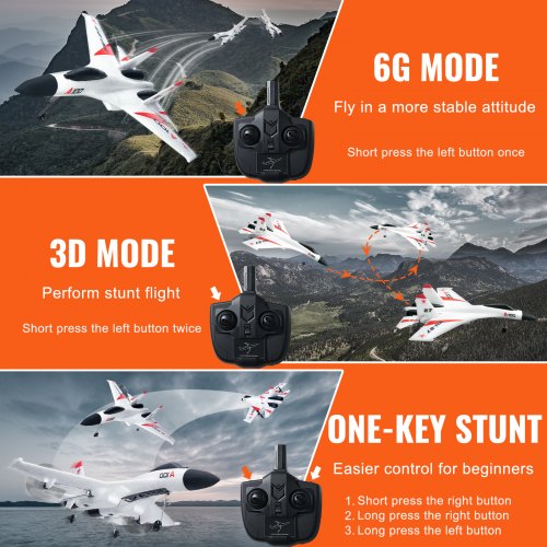 RC Plane 24GHZ 4 Channel Remote Control Airplane with 6Axis Gyro