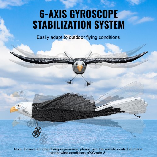 RC Plane 24GHZ 2 Channel Remote Control Airplane with 6Axis Gyro
