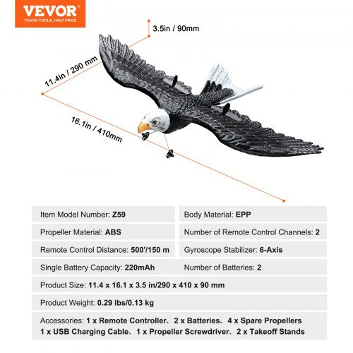 RC Plane 24GHZ 2 Channel Remote Control Airplane with 6Axis Gyro