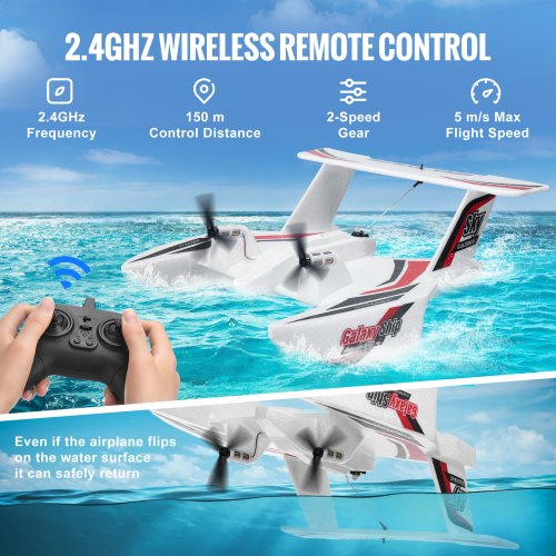 RC Plane 24GHZ 3 Channel Remote Control Airplane with 6Axis Gyro