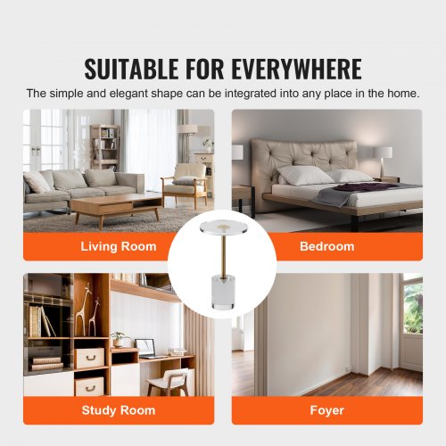 Clear Acrylic End Table Acrylic Side Table with a Solid Base 119 x 119