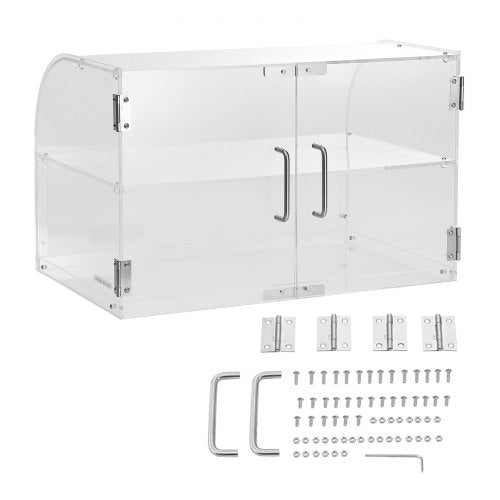Pastry Display Case 2Tier Commercial Countertop Bakery Display Case