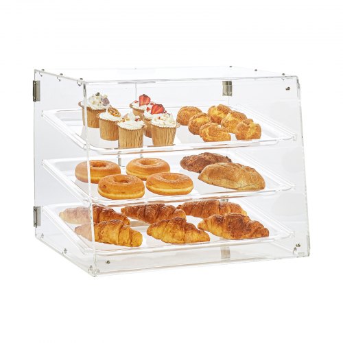 Pastry Display Case 3Tier Commercial Countertop Bakery Display Case
