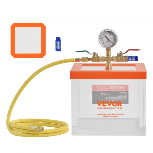 2 Gallon Vacuum Chamber Upgraded Multipurpose Acrylic Vacuum Degassing