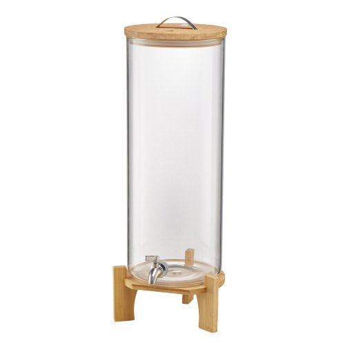 Beverage Dispenser 3.5 Gallon Drink Dispensers for Parties Glass Juice