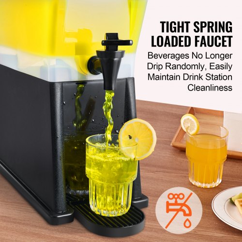 Beverage Dispenser 3 Gallon Drink Dispenser for Parties Plastic Juice