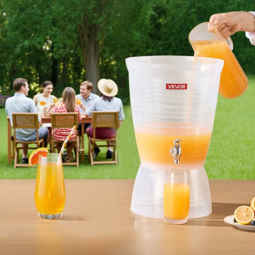 Beverage Dispenser 264 Gallon Drink Dispenser for Parties Plastic Juice