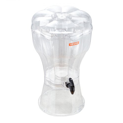 Beverage Dispenser 3.4 Gallon Drink Dispenser for Parties Plastic Juice