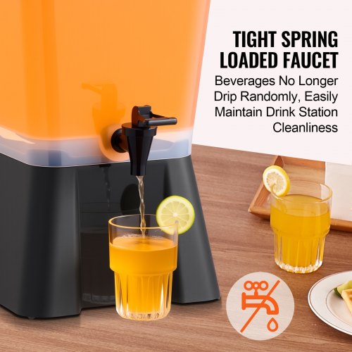 Beverage Dispenser 5 Gallon Drink Dispenser for Parties Plastic Juice