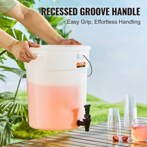 Beverage Dispenser 5 Gallon Drink Dispensers for Parties Plastic Juice