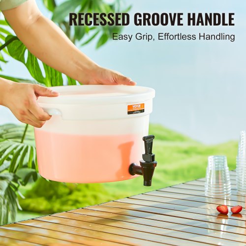 Beverage Dispenser 3 Gallon Drink Dispensers for Parties Plastic Juice