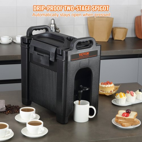 Insulated Beverage Dispenser 2.5 Gallon Foodgrade LDPE Hot and Cold