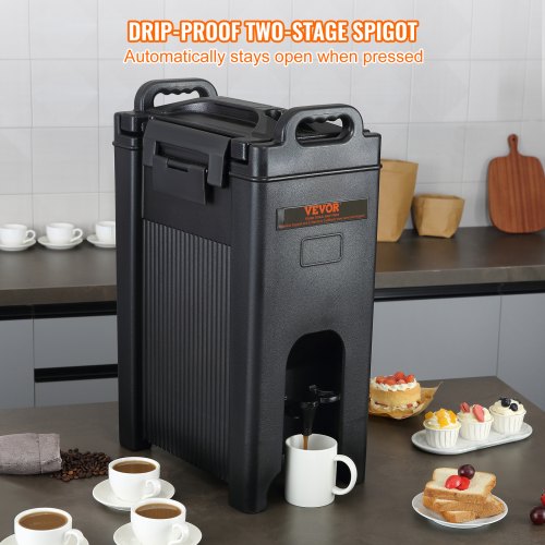 Insulated Beverage Dispenser 5 Gallon Foodgrade LDPE Hot and Cold