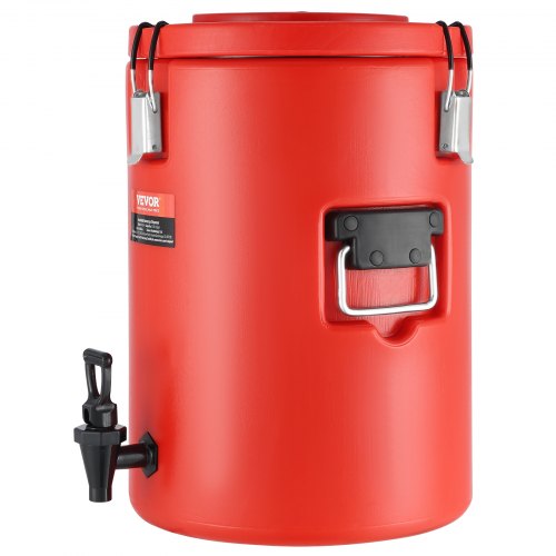 Stainless Steel Insulated Beverage Dispenser 4.5 Gallon 17.2 Liter Thermal
