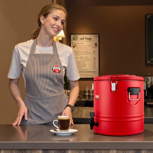 Insulated Beverage Dispenser 8 Gal303L Thermal Hot and Cold Drink Server