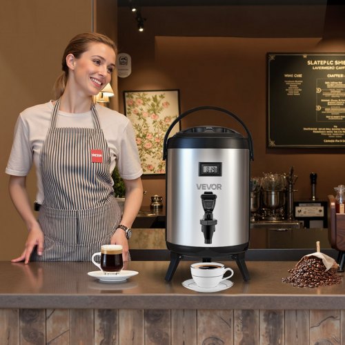 Insulated Beverage Dispenser 15 Gal6L Stainless Steel Thermal Drink