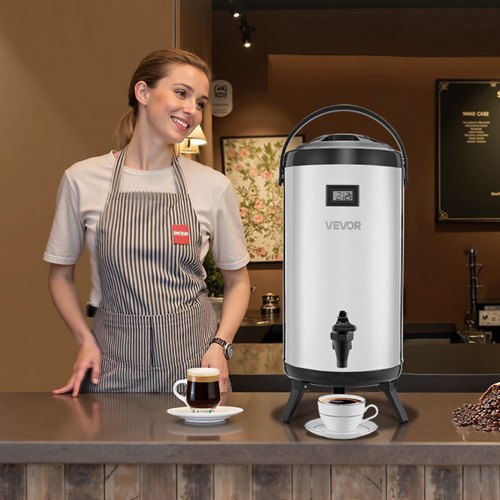 Insulated Beverage Dispenser 24 Gal92L Stainless Steel Thermal Drink