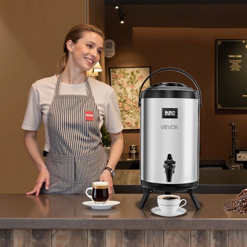 Insulated Beverage Dispenser 2 Gal76L Stainless Steel Thermal Drink