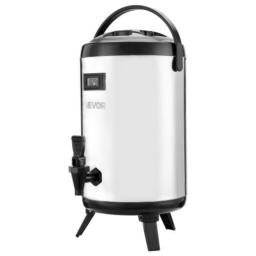 Insulated Beverage Dispenser 2 Gal76L Stainless Steel Thermal Drink