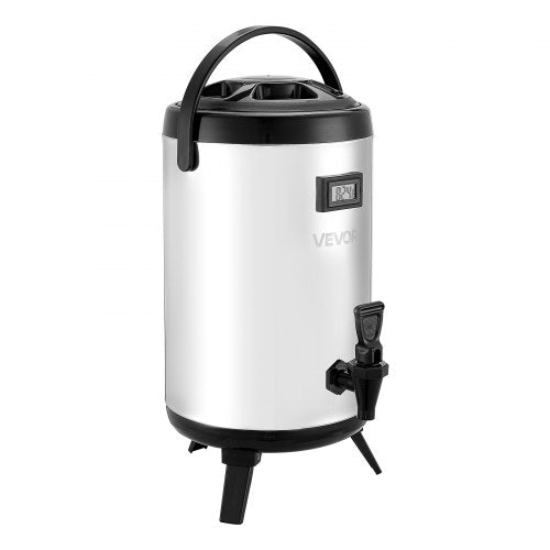 Insulated Beverage Dispenser 2 Gal76L Stainless Steel Thermal Drink