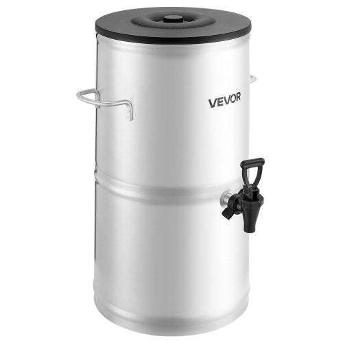 Ice Tea Dispenser 4 Gal15L 304 Stainless Steel Beverage Dispenser with Spigot