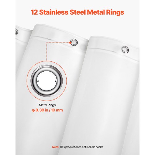 Shower Curtain Liner 8G HeavyDuty PEVA Shower Liner 2Pack Waterproof