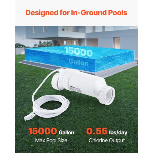 Salt Water Chlorinator System Pool Chlorination Cell Fits for Hayward