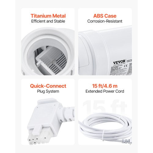 Salt Water Chlorinator System Pool Chlorination Cell Fits for Hayward