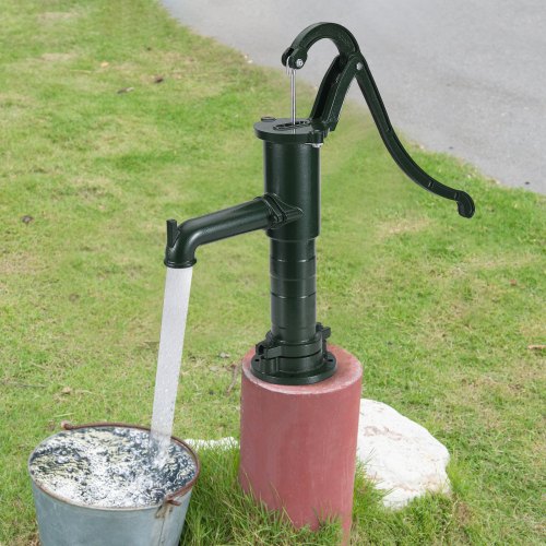 Antique Hand Water Pump 146 x 59 x 26 inch Pitcher Pump wHandle Cast Iron