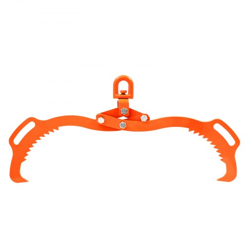 28in Log Lifting Tongs 2Claw Log Tongs Heavy Duty Steel Log Grapple