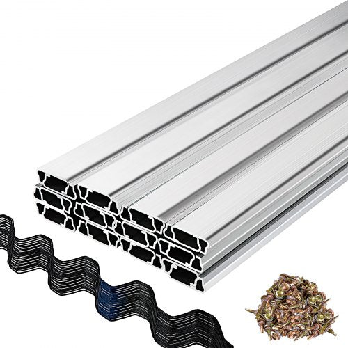 Spring Wire and Lock Channel656ft Spring Lock UChannel Bundle for Greenhouse